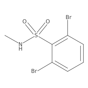 2,6-Dibromo-N-methylbenzene-1-sulfonamide Structure