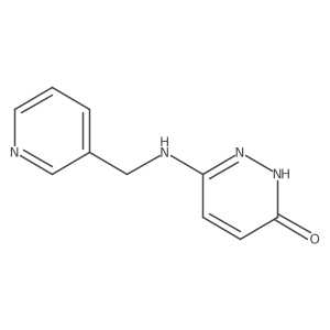 6-((Pyridin-3-ylmethyl)amino)pyridazin-3-ol结构式
