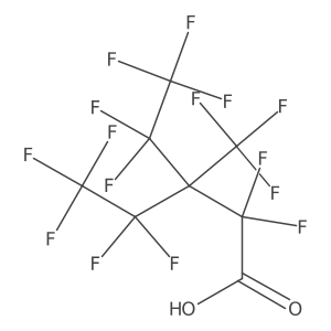 2,2,4,4,5,5,5-Heptafluoro-3-(pentafluoroethyl)-3-(trifluoromethyl)pentanoic acid结构式