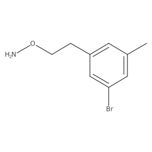 O-[2-(3-bromo-5-methylphenyl)ethyl]hydroxylamine Structure
