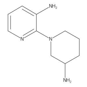 2-(3-Aminopiperidin-1-yl)pyridin-3-amine Structure