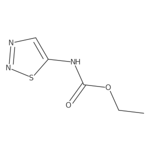 ethyl N-(thiadiazol-5-yl)carbamate Structure
