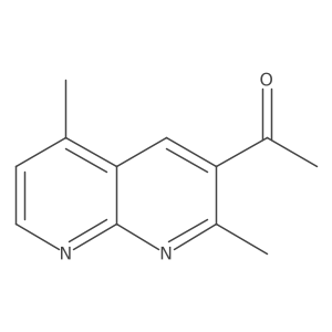 1-(2,5-Dimethyl-1,8-naphthyridin-3-yl)ethan-1-one Structure