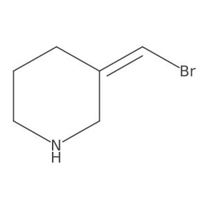 3-(Bromomethylidene)piperidine Structure