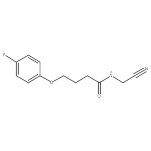 N-(cyanomethyl)-4-(4-fluorophenoxy)butanamide结构式