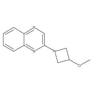 2-(3-Methoxyazetidin-1-yl)quinoxaline Structure