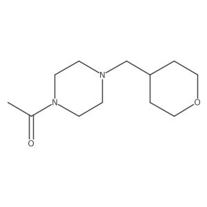 1-{4-[(Oxan-4-yl)methyl]piperazin-1-yl}ethan-1-one结构式