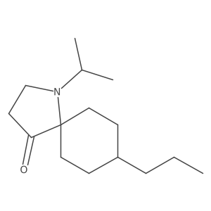 1-(Propan-2-yl)-8-propyl-1-azaspiro[4.5]decan-4-one Structure