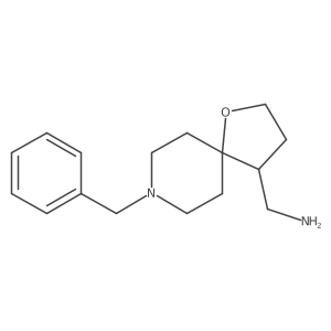 {8-Benzyl-1-oxa-8-azaspiro[4.5]decan-4-yl}methanamine Structure