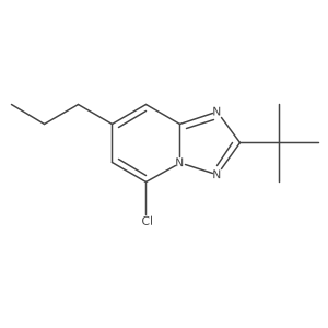 2-Tert-butyl-5-chloro-7-propyl-[1,2,4]triazolo[1,5-a]pyridine Structure