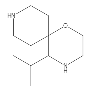 5-(Propan-2-yl)-1-oxa-4,9-diazaspiro[5.5]undecane结构式