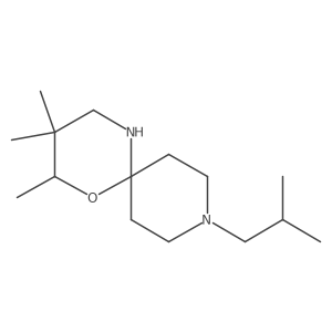 2,3,3-Trimethyl-9-(2-methylpropyl)-1-oxa-5,9-diazaspiro[5.5]undecane Structure