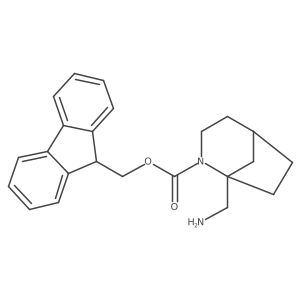 (9H-fluoren-9-yl)methyl 1-(aminomethyl)-2-azabicyclo[3.2.1]octane-2-carboxylate Structure