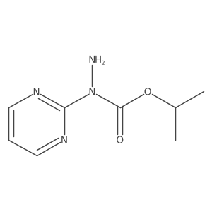 N-(pyrimidin-2-yl)(propan-2-yloxy)carbohydrazide Structure