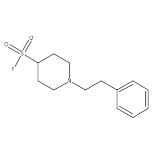 1-(2-Phenylethyl)piperidine-4-sulfonyl fluoride结构式
