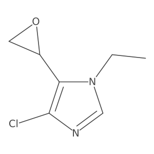 4-chloro-1-ethyl-5-[(2R)-oxiran-2-yl]-1H-imidazole Structure