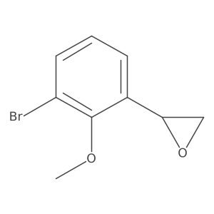 (2R)-2-(3-bromo-2-methoxyphenyl)oxirane Structure