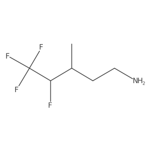 4,5,5,5-Tetrafluoro-3-methylpentan-1-amine结构式