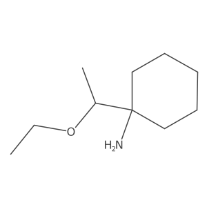 1-(1-Ethoxyethyl)cyclohexan-1-amine Structure