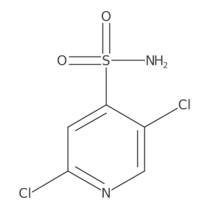 2,5-Dichloropyridine-4-sulfonamide结构式