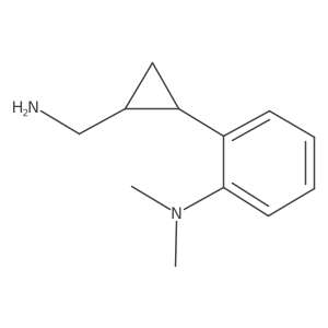 2-[2-(aminomethyl)cyclopropyl]-N,N-dimethylaniline结构式