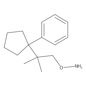 O-[2-methyl-2-(1-phenylcyclopentyl)propyl]hydroxylamine Structure