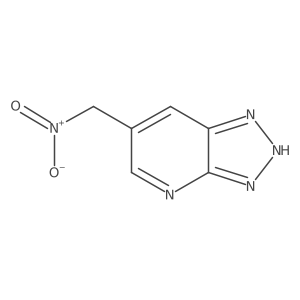 6-(nitromethyl)-3H-[1,2,3]triazolo[4,5-b]pyridine结构式
