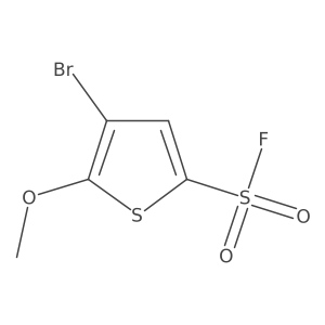 4-Bromo-5-methoxythiophene-2-sulfonyl fluoride结构式