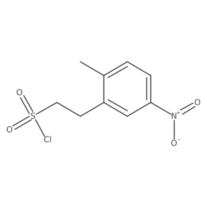 2-(2-Methyl-5-nitrophenyl)ethane-1-sulfonyl chloride Structure