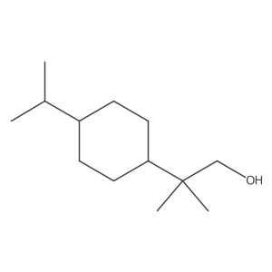 2-Methyl-2-[4-(propan-2-yl)cyclohexyl]propan-1-ol结构式