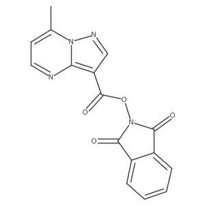 1,3-dioxo-2,3-dihydro-1H-isoindol-2-yl 7-methylpyrazolo[1,5-a]pyrimidine-3-carboxylate Structure