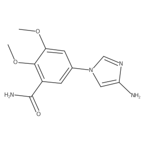 5-(4-amino-1H-imidazol-1-yl)-2,3-dimethoxyBenzamide结构式