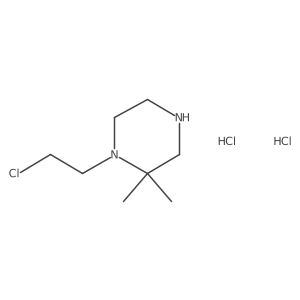 1-(2-Chloroethyl)-2,2-dimethylpiperazine dihydrochloride结构式