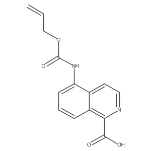 5-{[(Prop-2-en-1-yloxy)carbonyl]amino}isoquinoline-1-carboxylic acid结构式