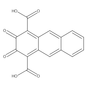 2,3-Dioxo-2,3-dihydroanthracene-1,4-dicarboxylic acid结构式