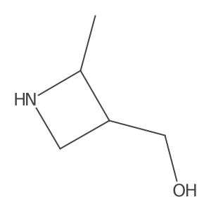 [trans-2-Methylazetidin-3-yl]methanol Structure