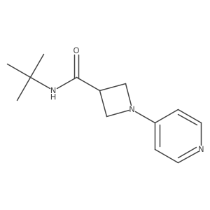 N-tert-butyl-1-(pyridin-4-yl)azetidine-3-carboxamide Structure