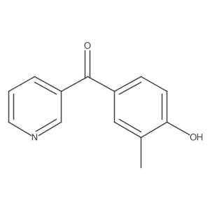 (4-Hydroxy-3-methylphenyl)-pyridin-3-ylmethanone Structure