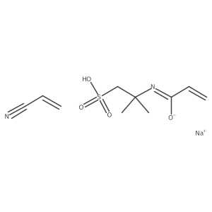 Sodium N-(2-methyl-1-sulfopropan-2-yl)prop-2-enimidate--prop-2-enenitrile (1/1/1)结构式