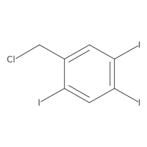 1-(Chloromethyl)-2,4,5-triiodobenzene结构式