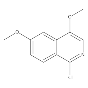 1-Chloro-4,6-dimethoxyisoquinoline Structure