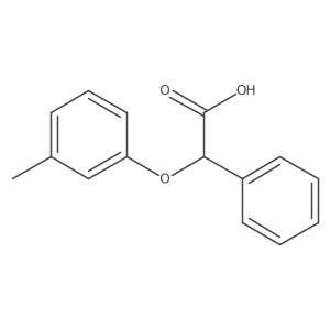 Benzeneacetic acid, alpha-(3-methylphenoxy)- Structure