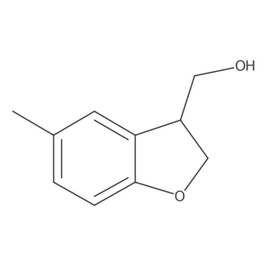 2,3-Dihydro-5-methyl-3-benzofuranmethanol Structure