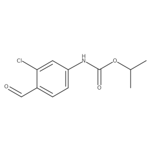 Carbamic acid, (3-chloro-4-formylphenyl)-, 1-methylethyl ester结构式