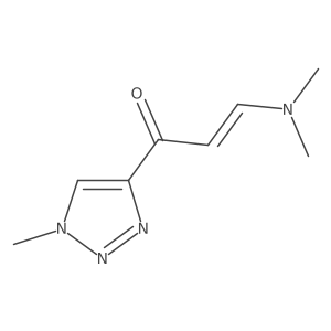 3-(dimethylamino)-1-(1-methyl-1H-1,2,3-triazol-4-yl)prop-2-en-1-one Structure