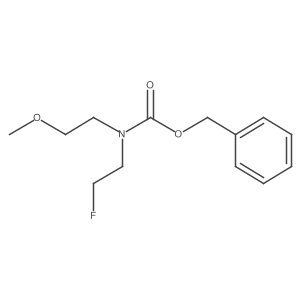 benzyl N-2-fluoroethyl-N-2-methoxyethylcarbamate结构式