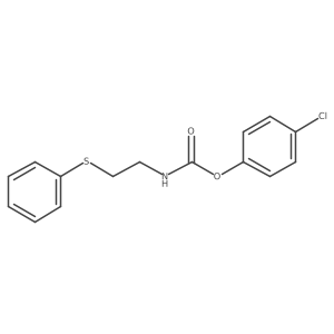 4-Chlorophenyl (2-(phenylthio)ethyl)carbamate结构式