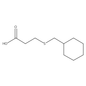 3-Cyclohexylmethylsulfanyl-propionic acid Structure