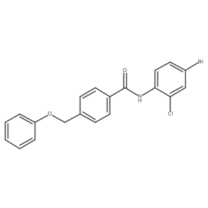 N-(4-bromo-2-chlorophenyl)-4-(phenoxymethyl)benzamide结构式