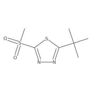 2-(tert-Butyl)-5-(methylsulfonyl)-1,3,4-thiadiazole Structure